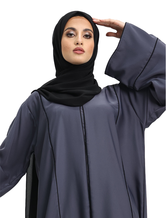 Grey Elegant Abaya